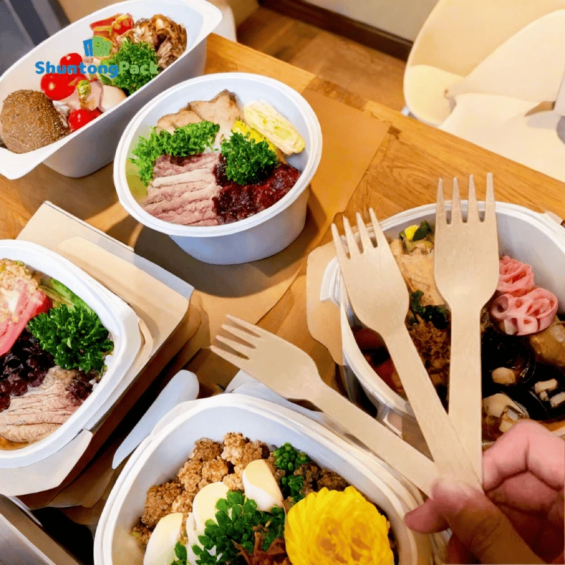 OEM Disposable Wooden Party Forks