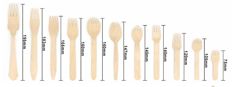 Disposable Wooden Party Forks made inChina Disposable Wooden Party Forks made inChina