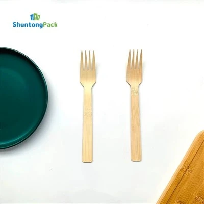 टेकअवे बैंबू फोर्क्स इको फ्रेंडली